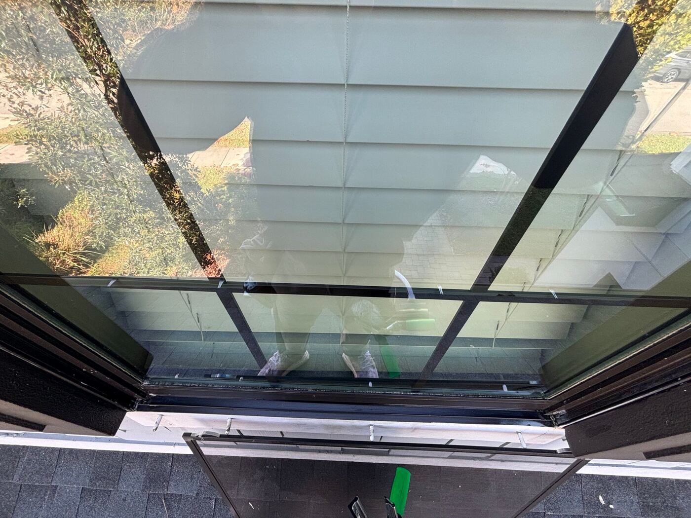 Pressure washing result
