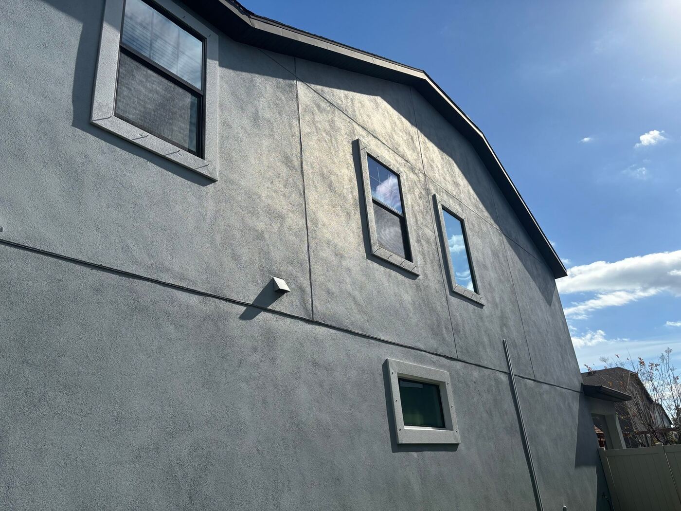 Exterior cleaning result