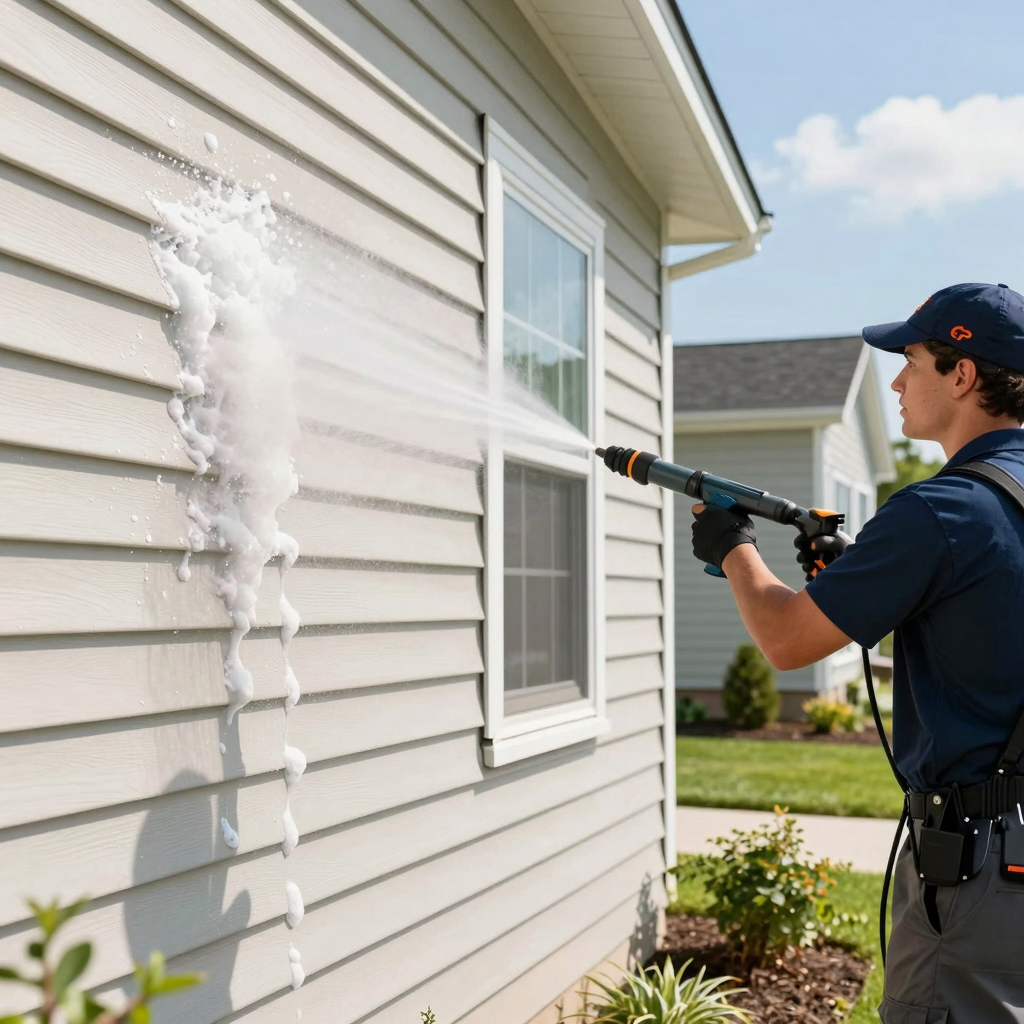 Professional house washing and soft washing service