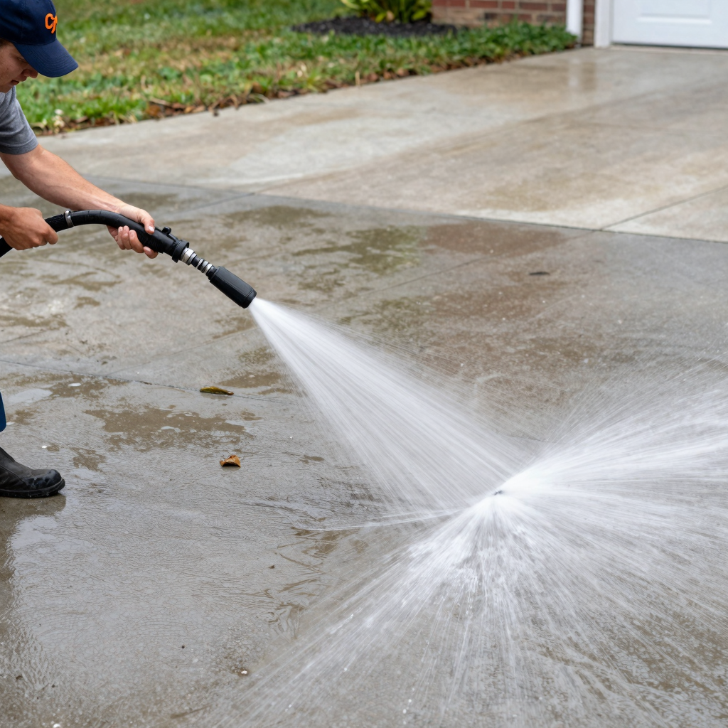 Professional pressure washing service